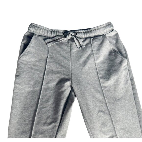 Bogner Women's Sz M (US 8) Christy Gray Pleated Lightweight Stretch Pants - Picture 3 of 9